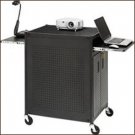 Bretford Projector Cabinet with Shelves Cart TC15FF-BK