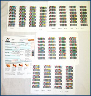 ADIC Systems SDLT Barcode Labels 10-1398-99