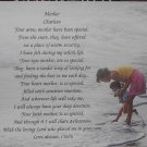 Mother Poem Personalized on Mom & daughter background paper