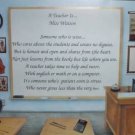Teacher Poem Personalized Classroom Background Paper Free Shipping