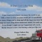 Dad Poem Personalized on Big Wheels background paper free shipping
