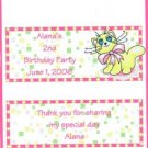 Silly Cat Personalized Birthdat Hershey 1.55 oz Candy Wrappers Free Shipping
