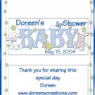 Baby Shower Personalized Hersehy 1.55 oz Candy Wrapper Free Shipping