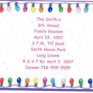 Lights Party Invitations Personalized Free Shipping