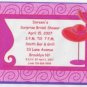Red Hat Party Invitation Personalized Free Shipping