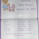 Baby Shower Personalized Popcorn Wrapper Free Shipping