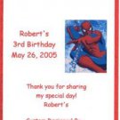 Spiderman Crayon Label Personalized Free Ship