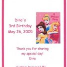 Princess Crayon Label Personalized Free Ship