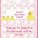Ducks Girl Baby Shower Hershey 1.55 0z Free Shipping