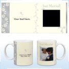 11oz White Ceramic Mug - Wedding