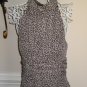 Connected Apparel Brown White Summer Dress Sz 14  NEW