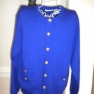 Talbots Women Ladies Purple Cardigan Sweater Size L