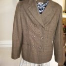 Talbots Plaid Women Ladies Blazer Jacket Coat Size 8