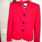 Preston & York Women Red Blazer Jacket Coat Size 6