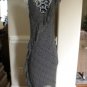 Max Studio Black White Silk Summer Sleeveless Dress L