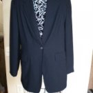 Nygard Collection Women Navy Jacket Blazer Coat Size 12