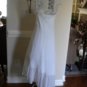 Cachet Ivory Cocktail Evening Asymmetical Dress 12 NEW