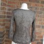 ODILLE Anthropologie Women Brown Lace Top Size XS S Lined 100% Nylon