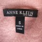 ANN KLEIN Women Pink 100% Cashmere Shell Top Size S Sweater