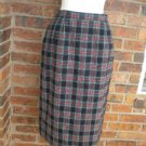 PENDLETON Vintage Plaid Tartan 100% Virgin Wool Skirt 10 Size Women
