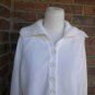 ANN TAYLOR LOFT Women Ivory Button Sweater Size XL Pullover Polo