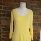 ANN TAYLOR LOFT Women Yellow Pullover Sweater Size M Top 100% Pima Cotton