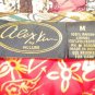 ALEX KIM ALLURE Women Quilt Colorful Jacket Size M Coat