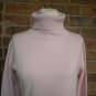 DON RAKOW Women Pink 100% Cashmere Turtleneck Size S Sweater Small