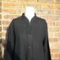 EILEEN FISHER Petite Linen Viscose Blouse Size PM P M Women Black Shirt