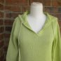 HAROLDS Women Green Hood Pullover Sweater Size S 100% Cotton Hoodie