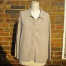 EILEEN FISHER Beige Blouse Size S M  Women Shirt Top