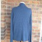 COLDWATER CREEK Women Blue Zip Cardigan Size L Large