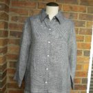 Norton McNaughton Women 100% Linen Blouse Top M L