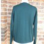 TALBOTS Women Green 100% Merino Wool Cardigan Size M Sweater