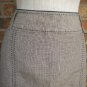 White House Black Market Linen Blend Lined Skirt 16 NEW