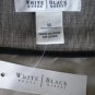 White House Black Market Linen Blend Lined Skirt 16 NEW