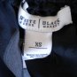WHITE HOUSE BLACK MARKET Women 100% Silk Blouse Shirt Top Size XS S Drawstring