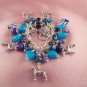 GREYHOUND    ITALIAN GREYHOUND     WHIPPET AMETHYST BRACELET