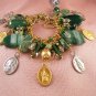 ST. PATRICK JADE  AGATE  ORIGINAL DESIGN BRACELET