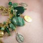 ST. PATRICK JADE  AGATE  ORIGINAL DESIGN BRACELET