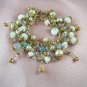 WEDDING BRACELET PEARLS JADE CHARMS