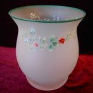 Pfaltzgraff Hurricane Style Candle Holder Winterberry