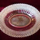 Depression Glass 10 1/2" Oval Serving Dish Miss America