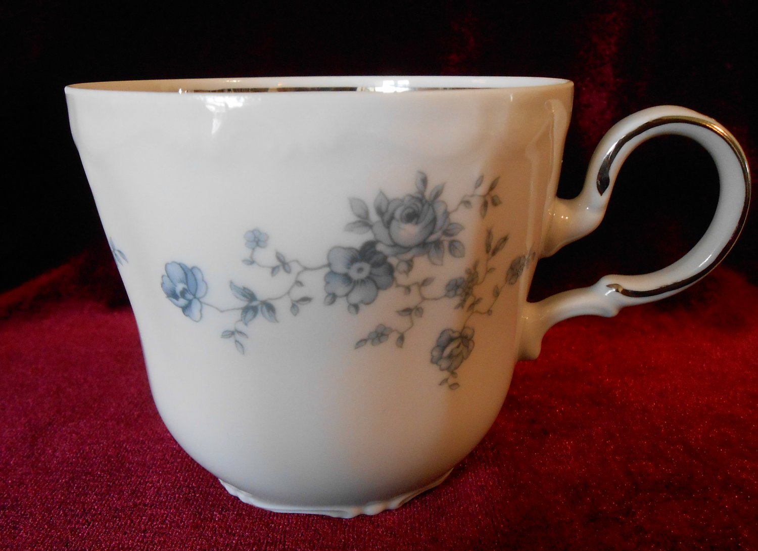 Tea Cup Johann Haviland Bavaria Germany Blue Garland