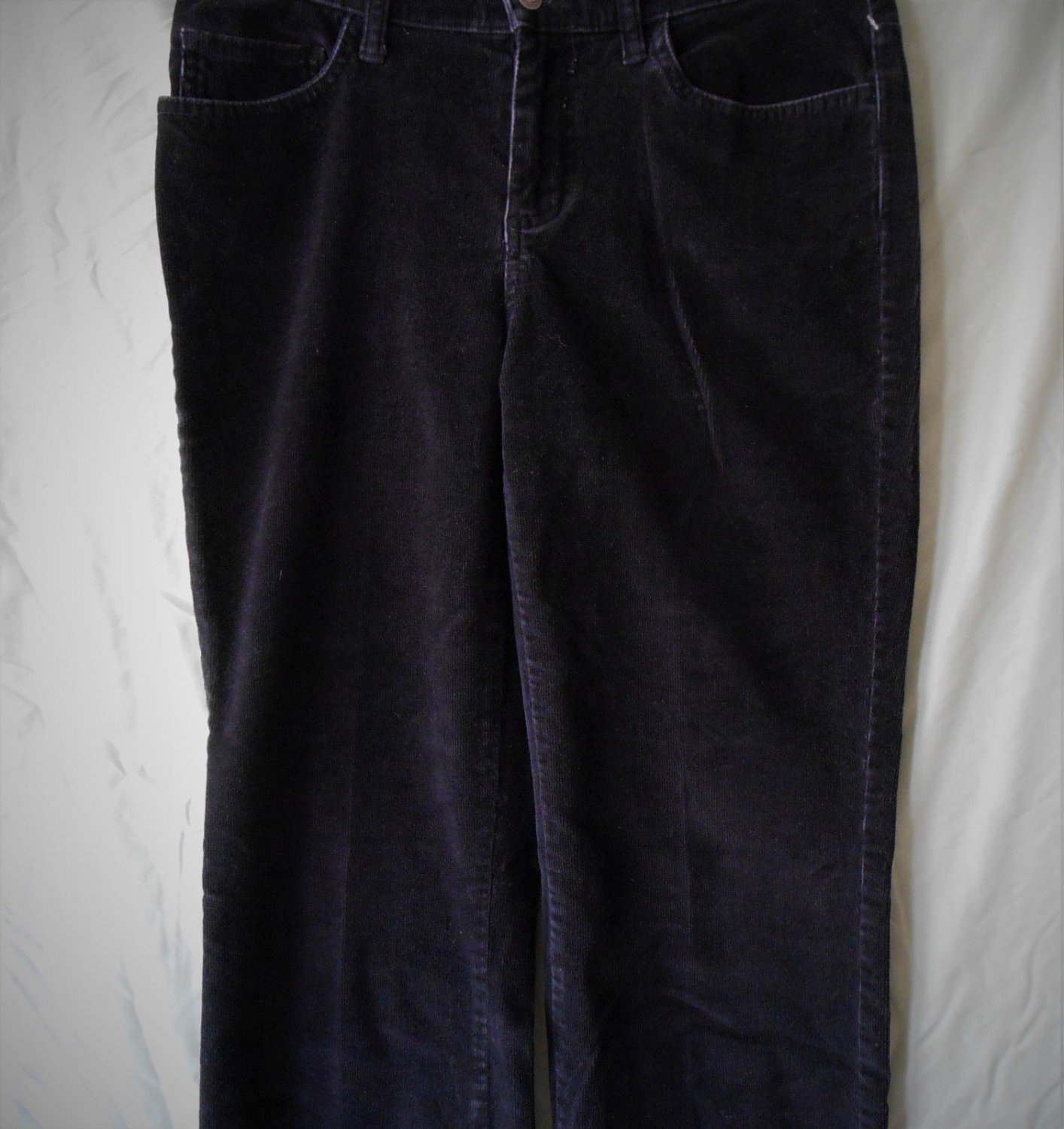 Womens Sonoma Black Corduroy Pants Size 6 Average 31