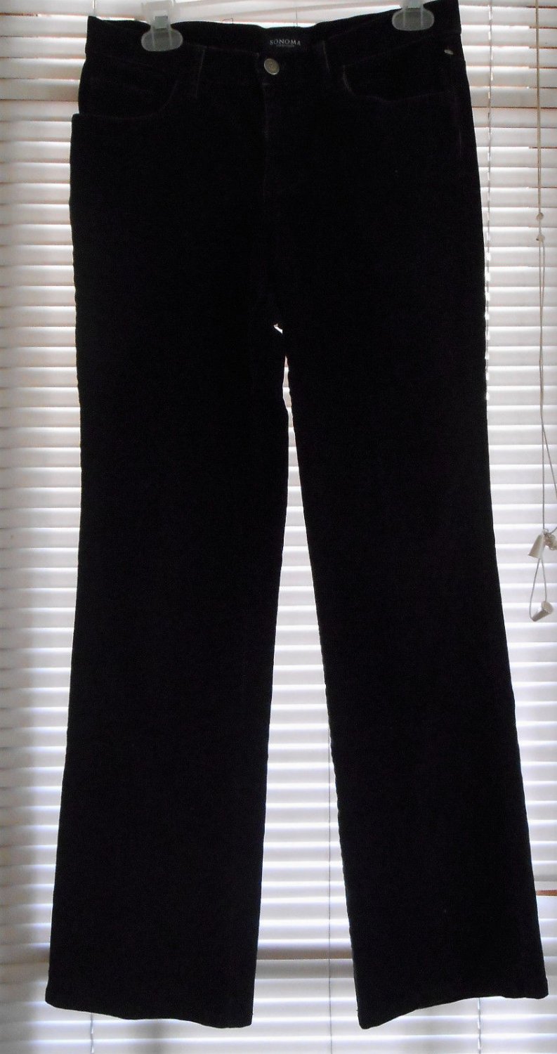 women's black corduroy pants