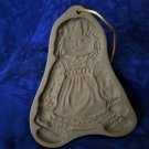 Brown Bag-Cookie  Art Cookie Mold Raggedy Ann or Girl Doll 1985