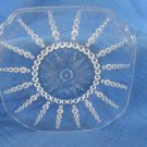 3 Clear Columbia Depression Glass Federal Bread and Butter Plates