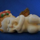Small Sleeping Baby Angel With Halo