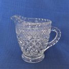 Anchor Hocking Wexford Clear Glass CreamerPitcher 4 1/4"